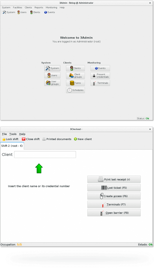 software gestion de parking