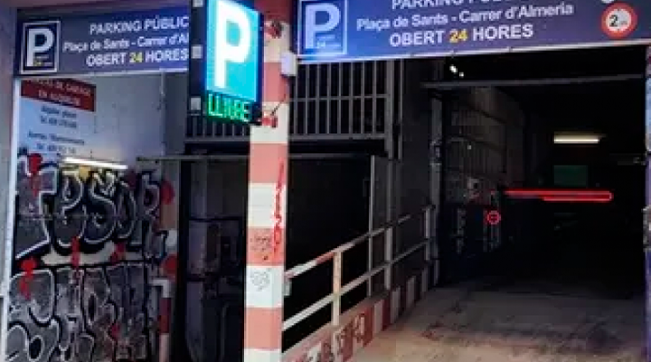parking plaza de sants