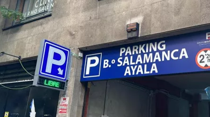 parking barrio de salamanca - ayala